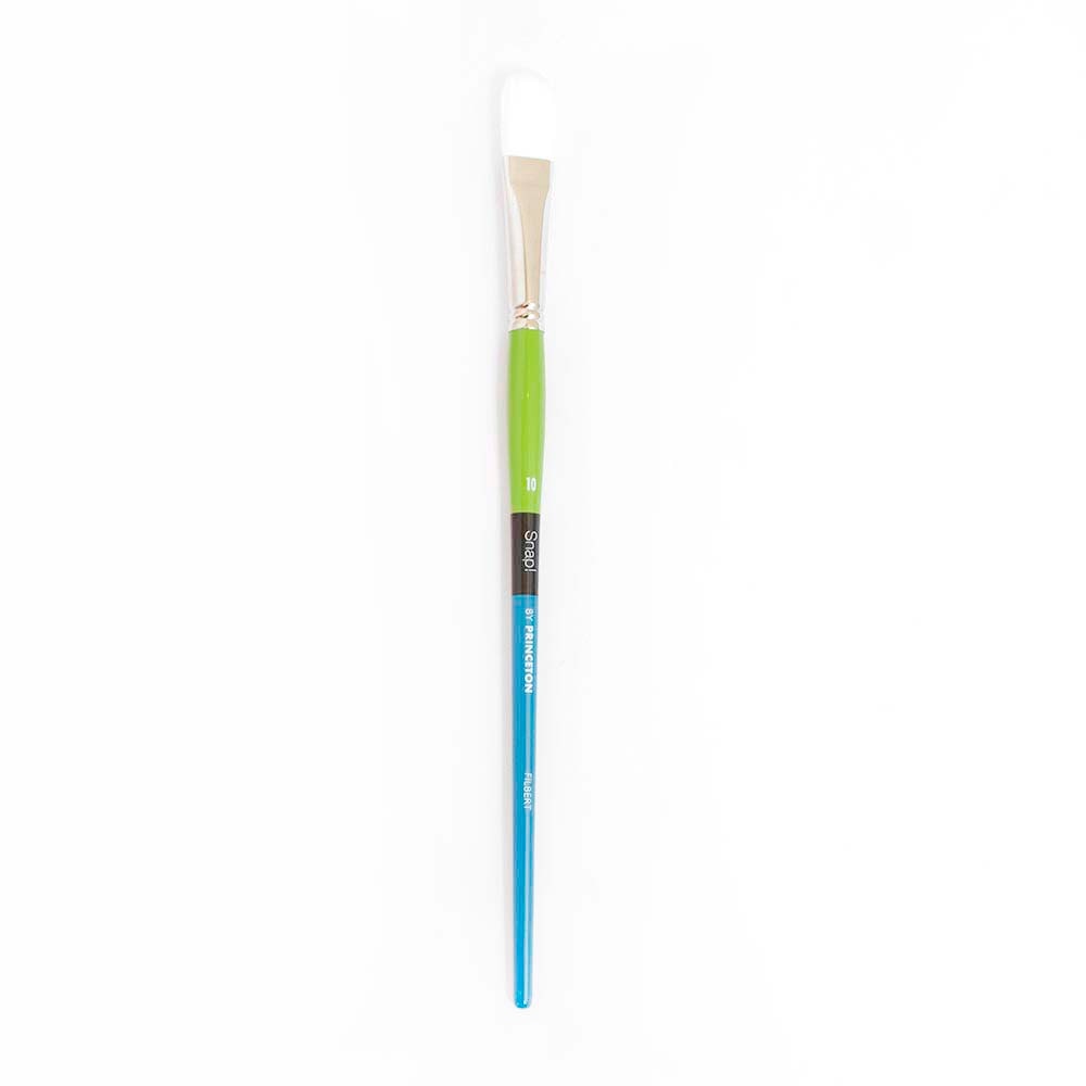 Princeton, White, Brush, Art & School, Snap, Taklon, Long Handle, 10, 402221